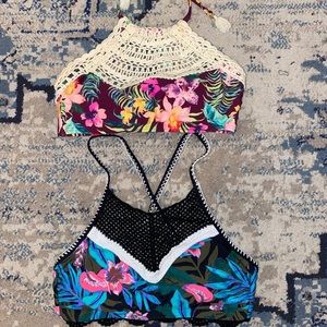 Time and Tru swim tops